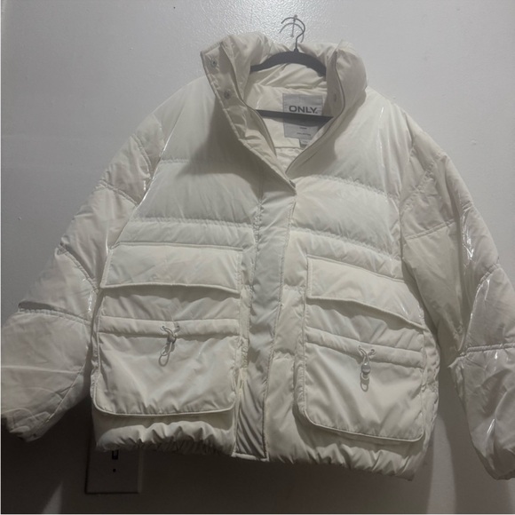 ONLY true down collection, cream-colored women's jacket, size M - Picture 11 of 12
